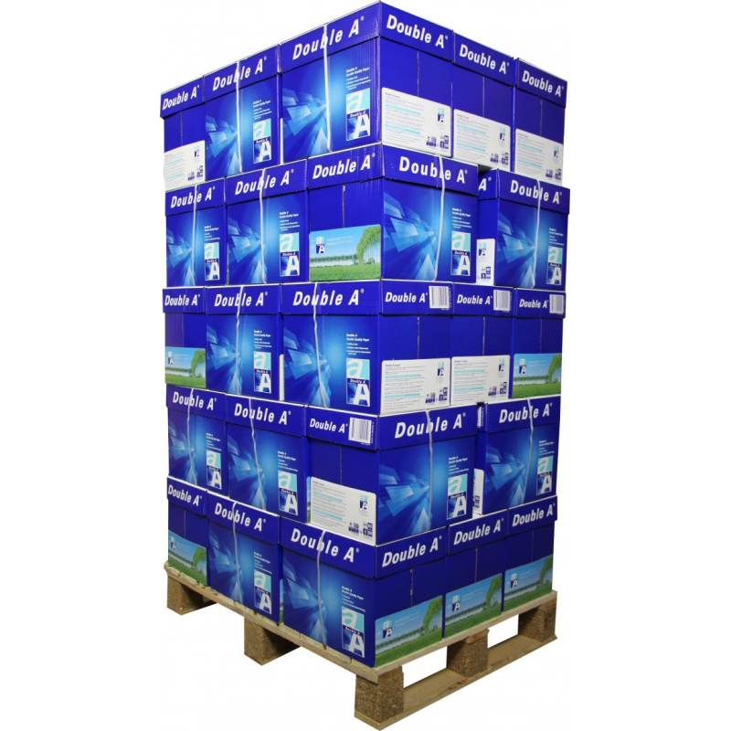 DOUBLE A PREMIUM A4 80GR WIT pallet (=200 pakken van 500 vel)