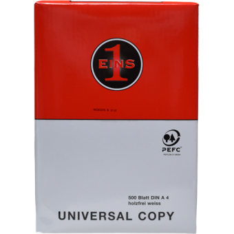 UNIVERSAL COPY RED  A4 WIT 200 pakken van 500 vel