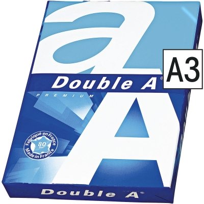 DOUBLE A PREMIUM A3 80GR WIT pak van 500 vel